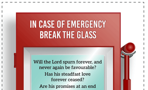 Five questions to ask in times of trouble