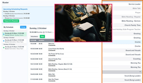 Unrostered ministries